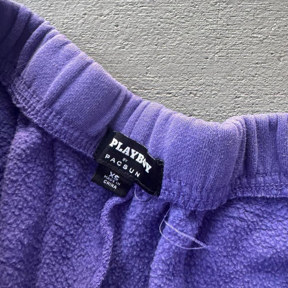 Playboy Women's Purple and Blue Sweatshirt - Picture 3 of 4
